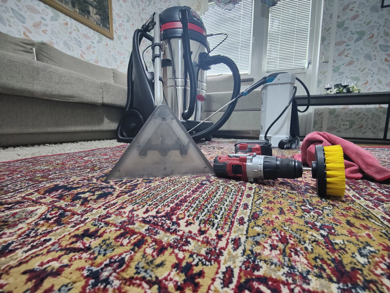 Professional carpet cleaning service