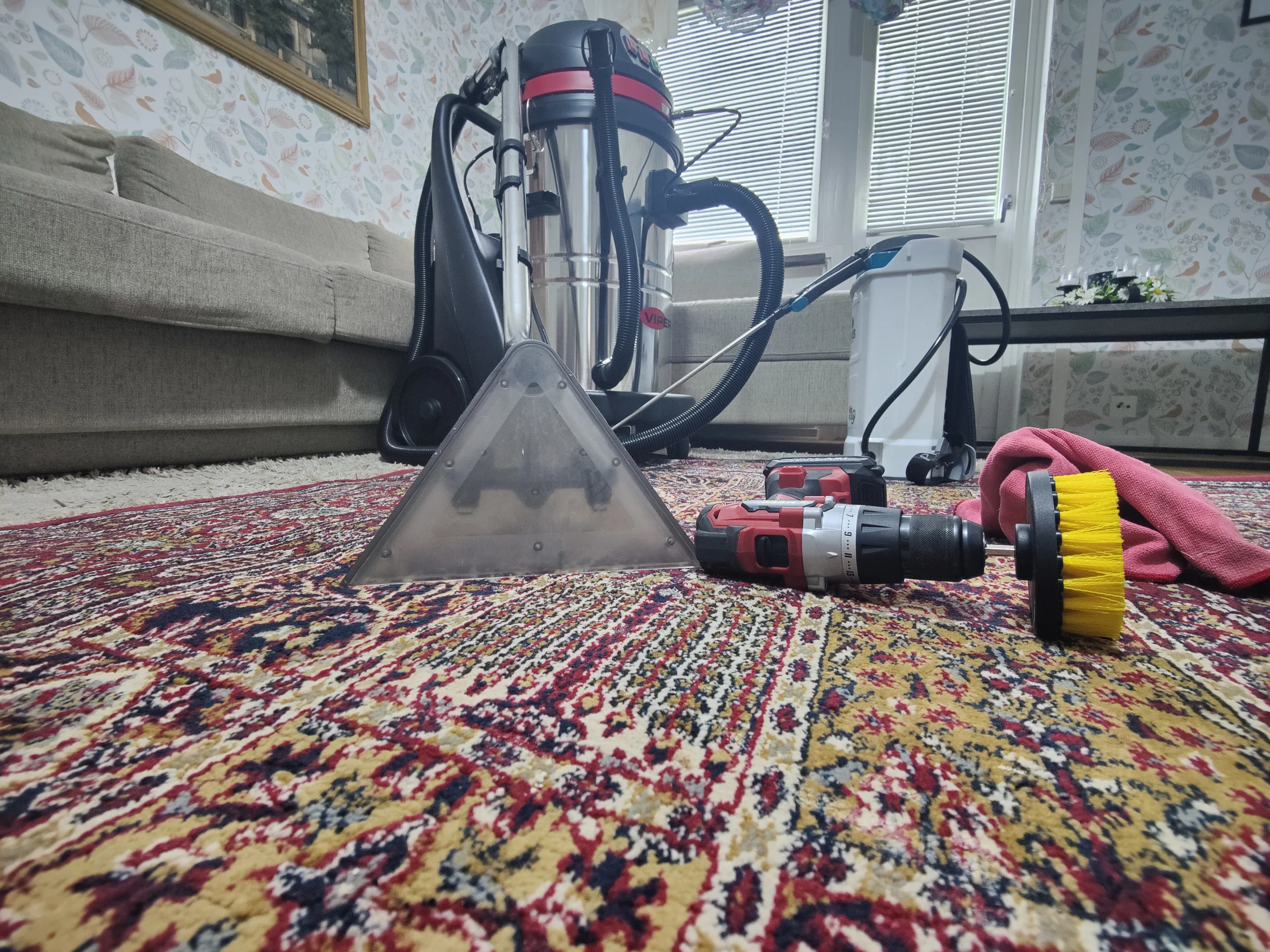 Professional carpet cleaning service