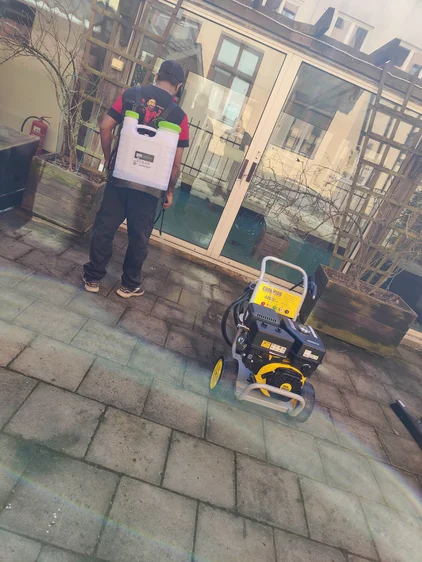 Professional garage cleaning service