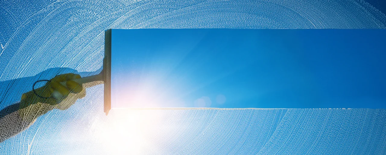 Professional window cleaning service