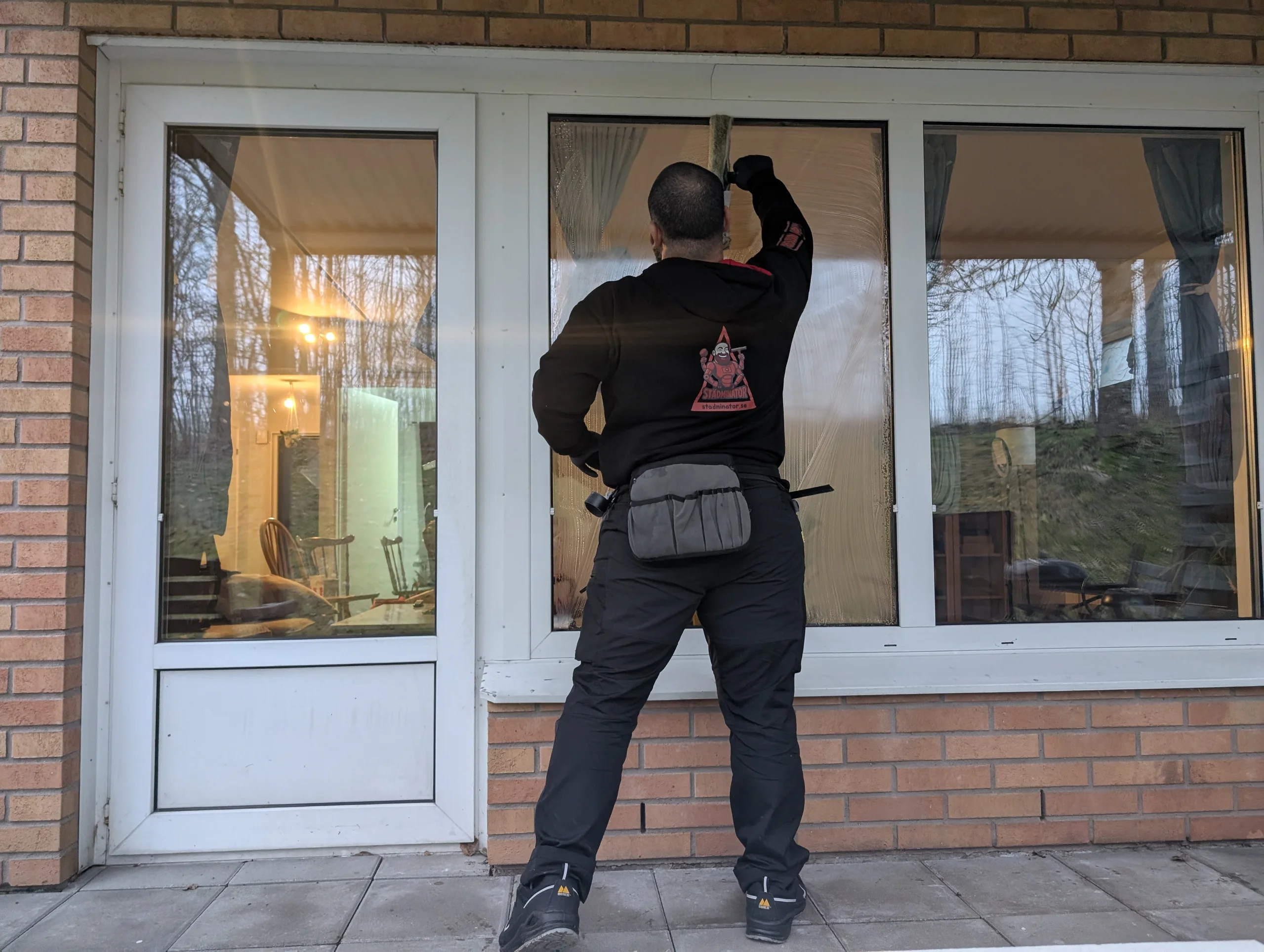 Professional window cleaning service