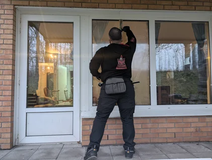 Professional window cleaning service